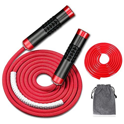 Redify Weighted Jump Rope for Workout Fitness(1LB),...
