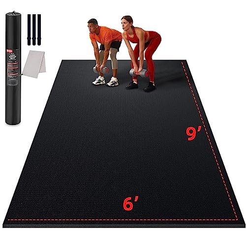 GymCope Large Exercise Mat for Home...