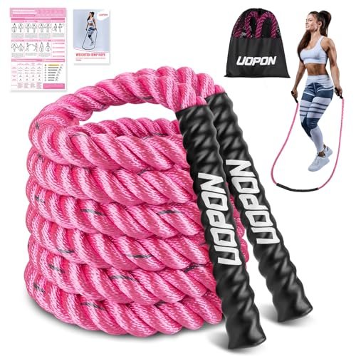 Weighted Jump Rope for Women, 1.25LB Heavy Skipping Rope...
