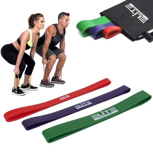 Heavy Thick Resiance Bands Set of 3, Monster Short Bands,...