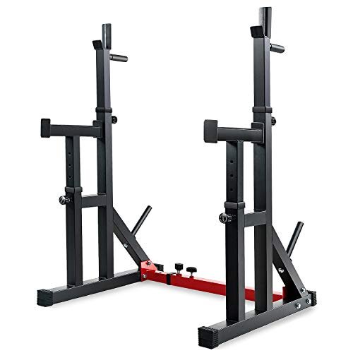 VANSWE Squat Rack for Home Gym, Weight Lifting Bench...
