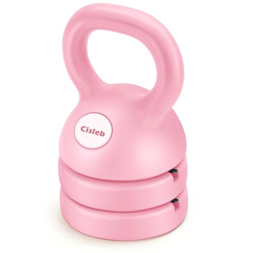 Cisleb Adjustable Kettlebell Weight Set: 3-in-1 Kettlebells...