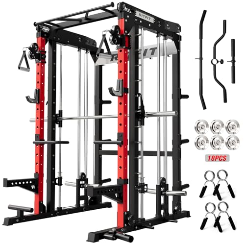 RitFit M2 PRO-3D Smith Machine with Weight Stack, 3D...