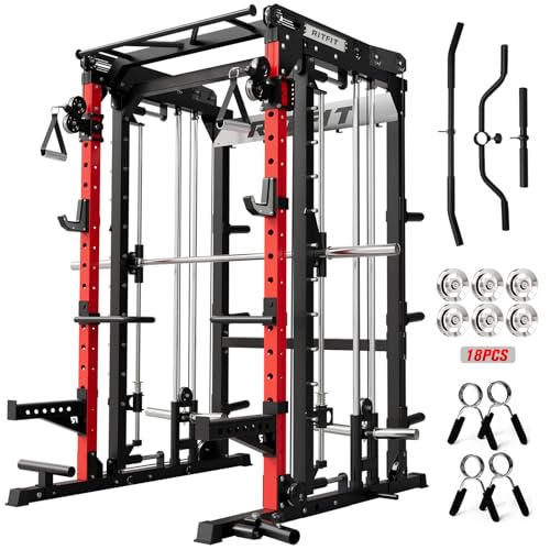 RitFit M2 PRO-3D Smith Machine with Weight Stack, 3D...