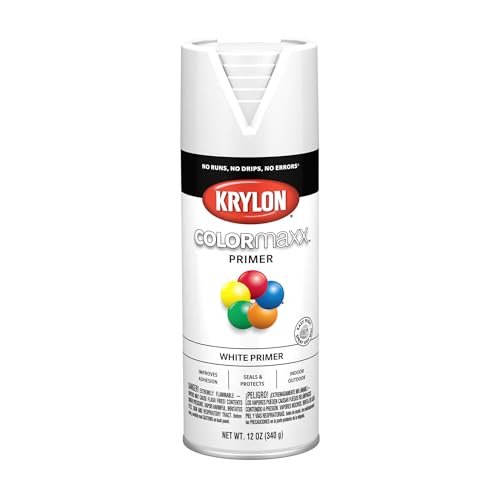 Krylon K05584007 COLORmaxx Primer Spray Paint for...