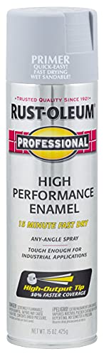 Rust-Oleum 7582838 Professional Primer Spray Paint, 15 oz,...
