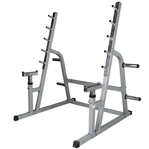 Valor Fitness Bench Press and Squat Rack Combo – Half...