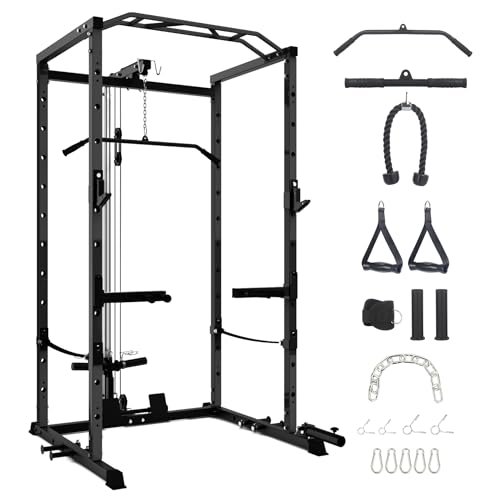 GarveeLife Power Cage with LAT Pulldown, Multi-Functional...