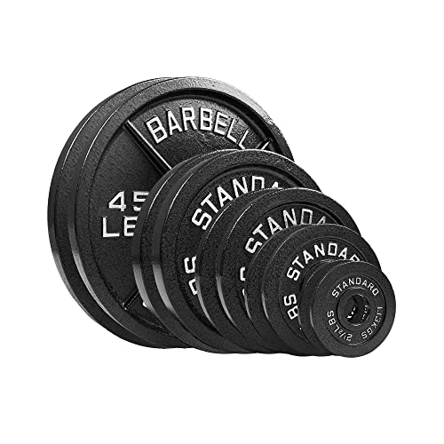 Steel Olympic Plates 175LB Set - 2 inch Olympic...