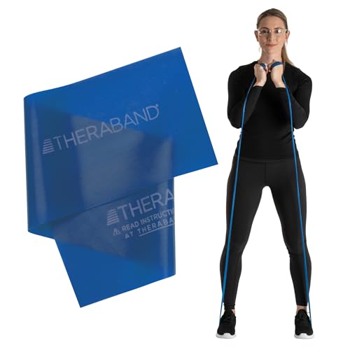 THERABAND Professional Resistance Band, Blue Level 4 Extra...