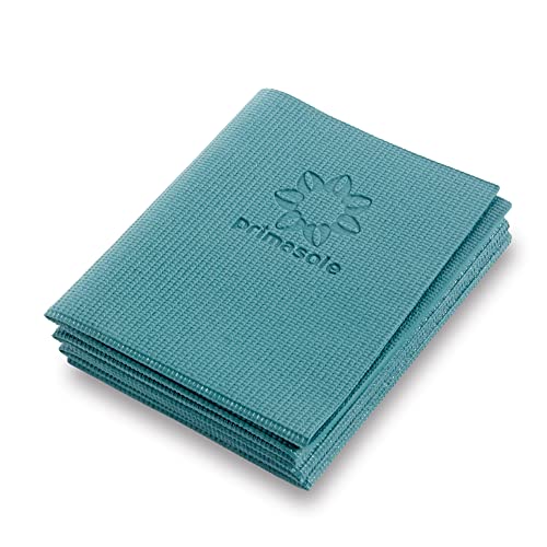 Primasole Folding Travel Yoga Mat Foldable light weight...