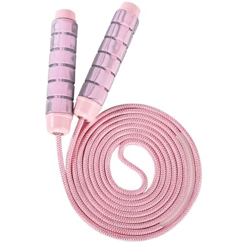 Jump Rope for Women & Men Adjustable Length Cotton...