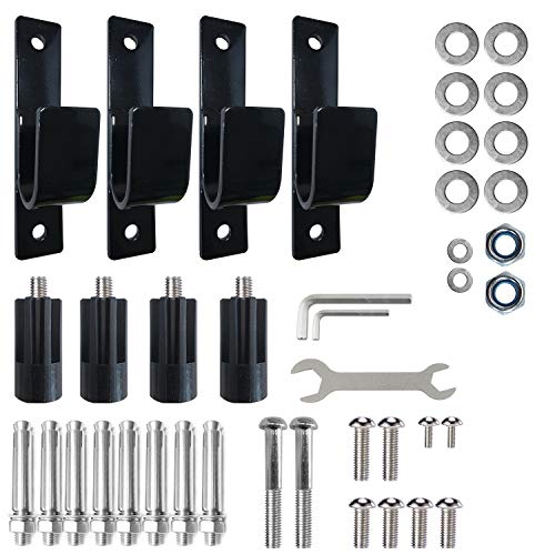 4 Pack of Wall Mounted iron hook with multiple types...