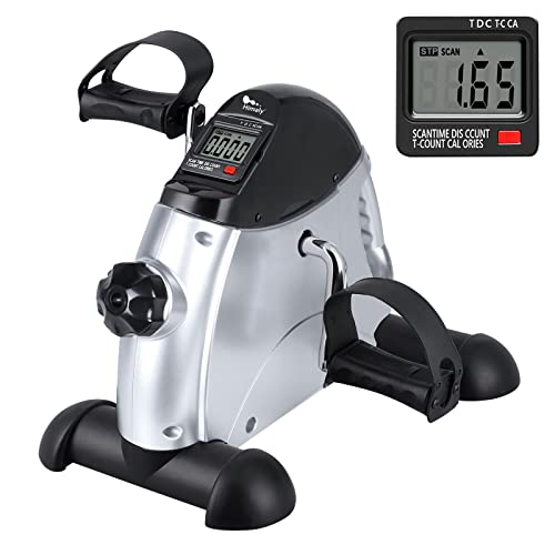 himaly Mini Exercise Bike, Under Desk Bike Pedal Exerciser...