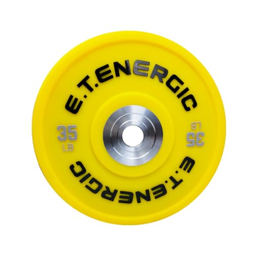 E.T.ENERGIC 35Lb Bumper Plate Odorless with 2