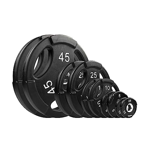 NEXO Commercial Urethane Grip 175lb Plate Set - Includes...