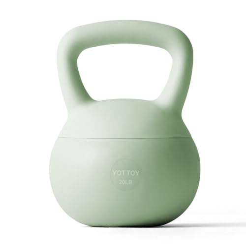 YOTTOY Soft Kettlebell,Kettlebell Anti-Slip Grip Weight for...