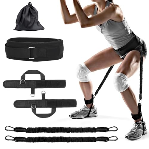 Vertical Jump Trainer Leg Strength Ankle Resistance Bands...