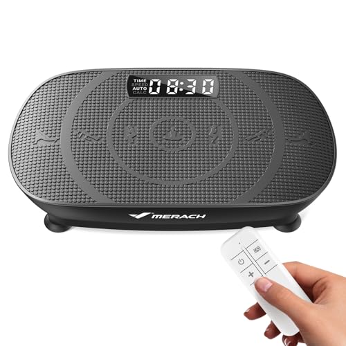 MERACH Vibration Plate Exercise Machine, Slim Vibration...