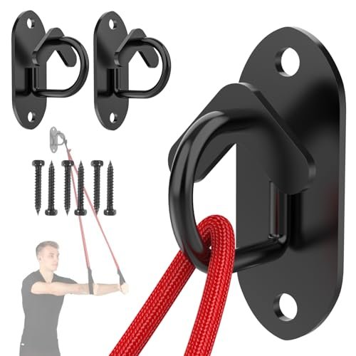 Wuno Shop 3 Pcs Resistance Band Wall Anchors System, Wall...