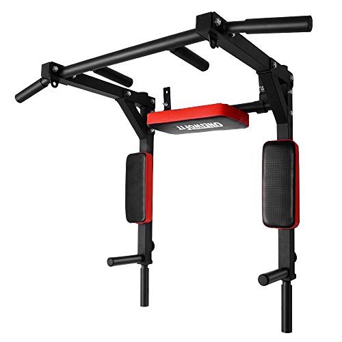 OneTwoFit Multifunctional Wall Mounted Pull Up Bar Chin Up...