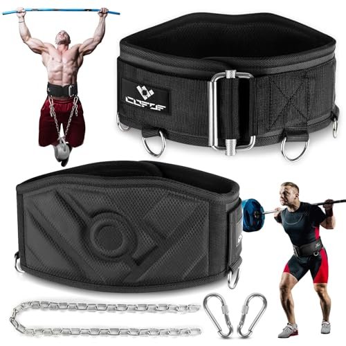 3-in-1 Weighted Pull Up Belt, Weight Lifting Dip Belt...