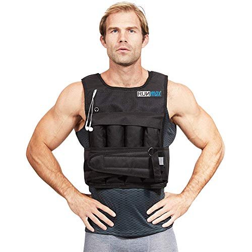 RUNmax rf20nop Run Fast 12lb-140lb Weighted Vest (without...