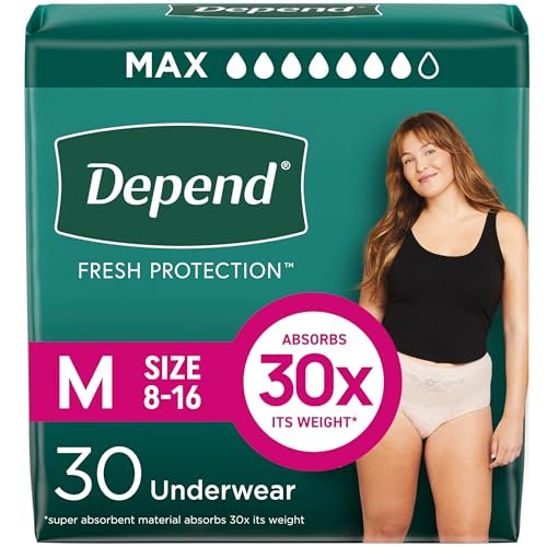 Depend Fresh Protection Adult Diapers, Incontinence &...