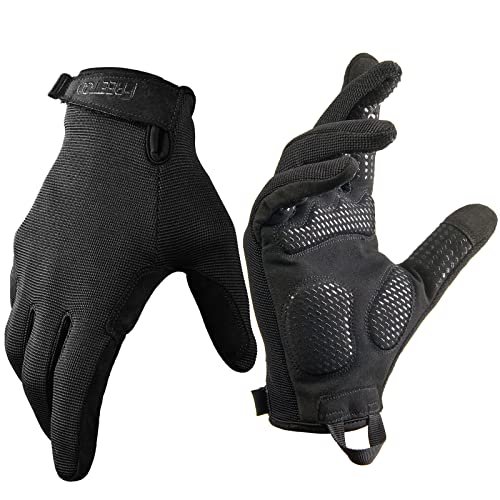 FREETOO Full-Finger Workout Gloves for Men, Padded Gym...