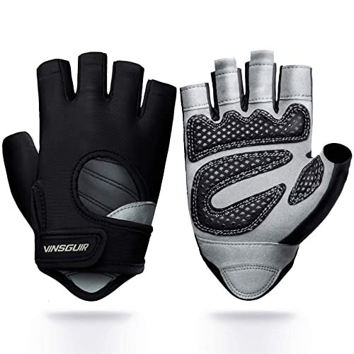 VINSGUIR Workout Gloves for Men and Women, Weight Lifting...