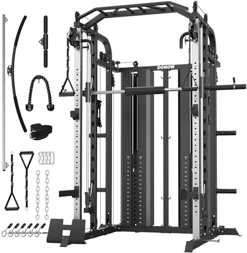 DONOW Smith Machine with Weight Stacks Home Gym Sytem...