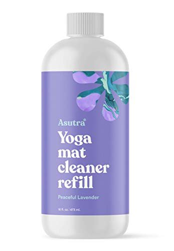 ASUTRA Yoga Mat Cleaner Spray Refill (Peaceful Lavender),...