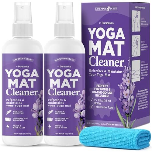 Durabasics Yoga Mat Cleaner Spray – Lavender Scent – 2...