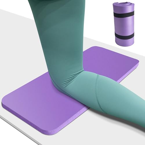 Yoga Knee Pad Cushion 0.8inch (20mm) Thick Yoga Mat with...