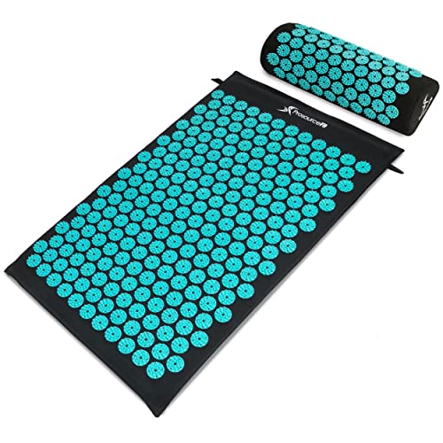 ProsourceFit Acupressure Mat and Pillow Set for Back/Neck...