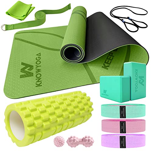 Yoga Starter Kit 12 in 1 - Set Include Mat,...