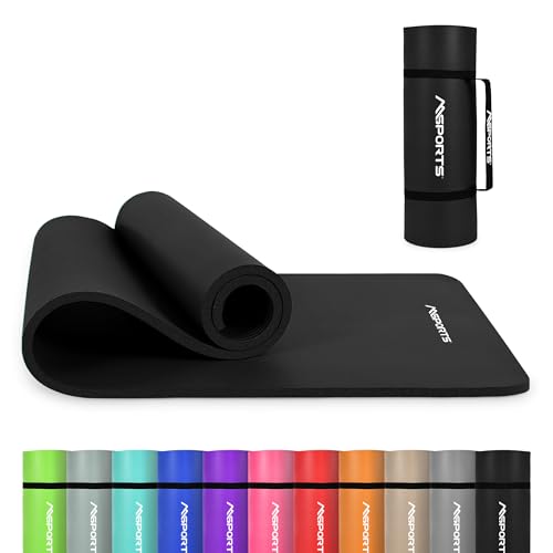 MSPORTS Thick Yoga Mat Non Slip – Extra Comfortable...