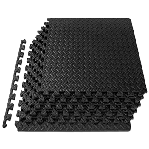 ProsourceFit Puzzle Exercise Mat ½ in, EVA Interlocking...