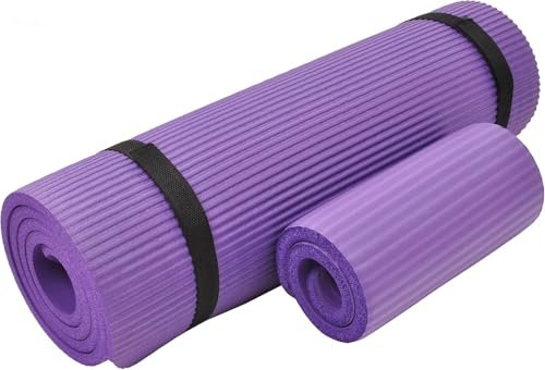 Elevon 1/2-Inch Extra Thick Yoga Mat with Knee Pad, High...