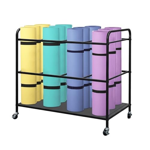 VERSSURE Yoga Mat Storage Basket,Yoga Mat Rack with...