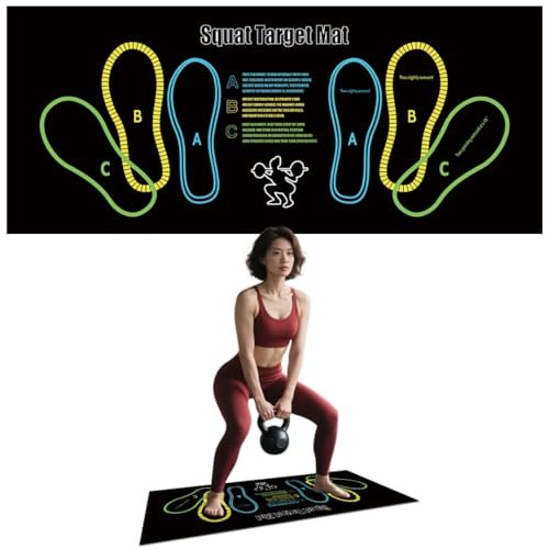 Exercise Mat Perfect for Squats, Leg and Ab Workouts,...