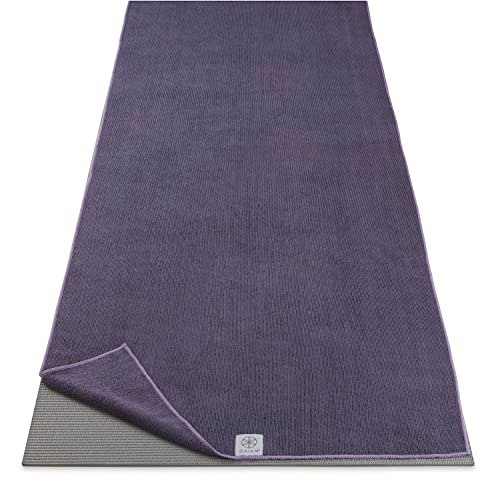 Gaiam Yoga Mat Towel Microfiber Mat-Sized Yoga Towel for...