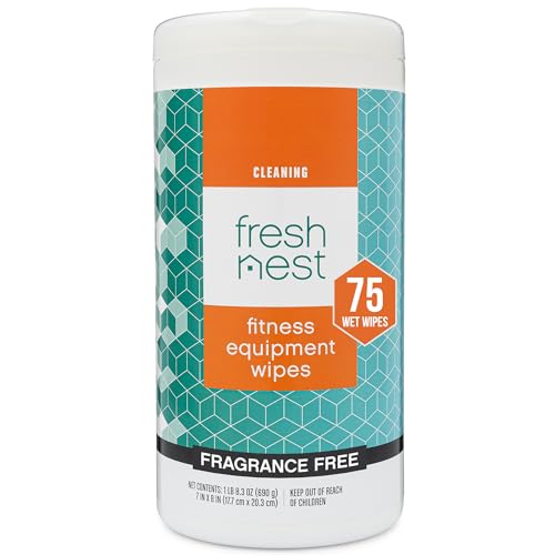 Fresh Nest Fitness Equipment Wipes - Cleaning Wipes for...