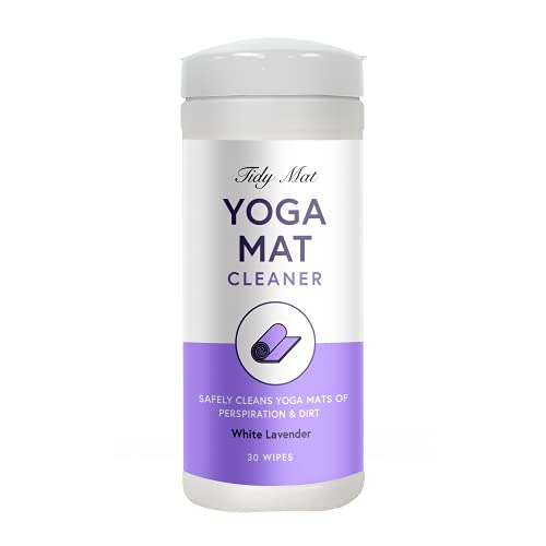 Tidy Mat Yoga Cleaner Wipes – White Lavender Scent, 30...
