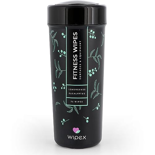 Wipex Fitness Equipment Wipes | Clean Gym Equipment, Yoga...