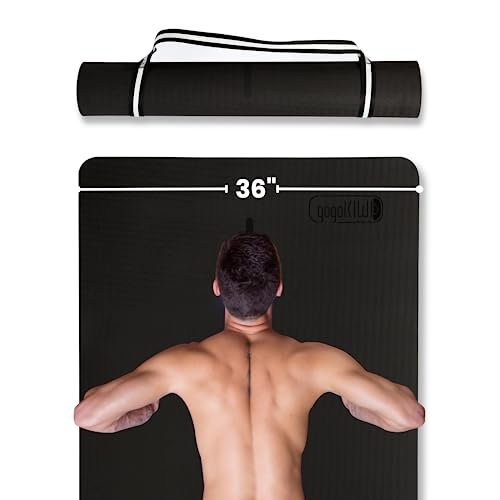 Gogokiwi Extra Wide Yoga Mat for Men Women (72