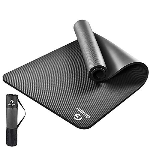 Gruper Thick Yoga Mat Non Slip, Large Size 72