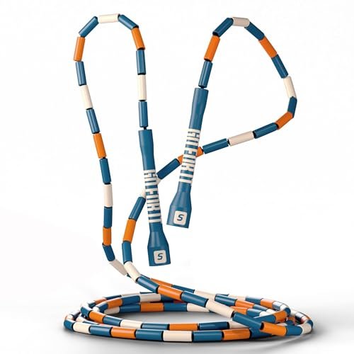 Sportbit Beaded Jump Rope for Fitness - Elite Skipping...