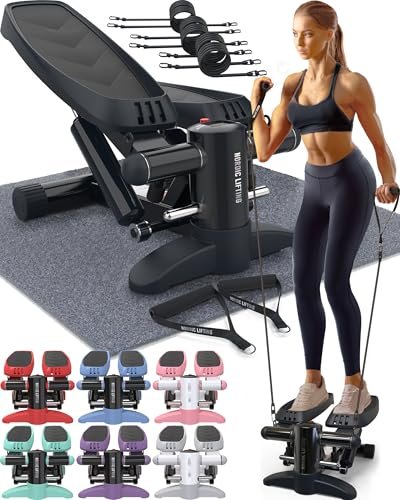 Nordic Lifting Mini Stepper & Stair Climber – Black–...