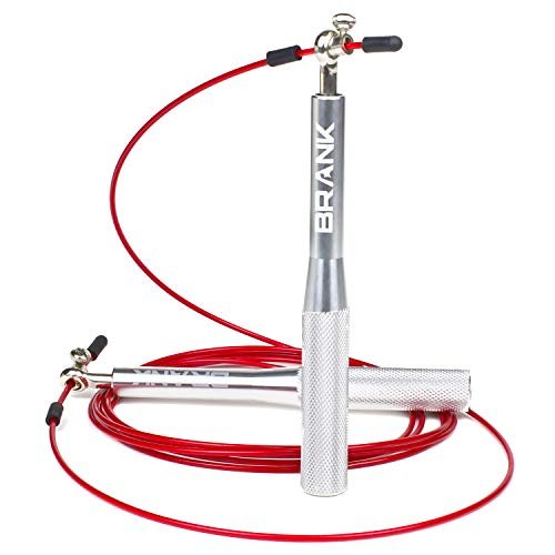 BRANK SPORTS® Speed rope set incl. 3 steel spare cables...